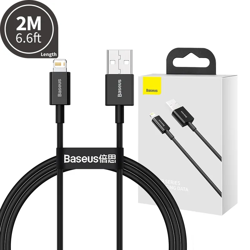 Baseus Superior Series Fast Charging Data Cable USB to iPhone 2.4A 2M