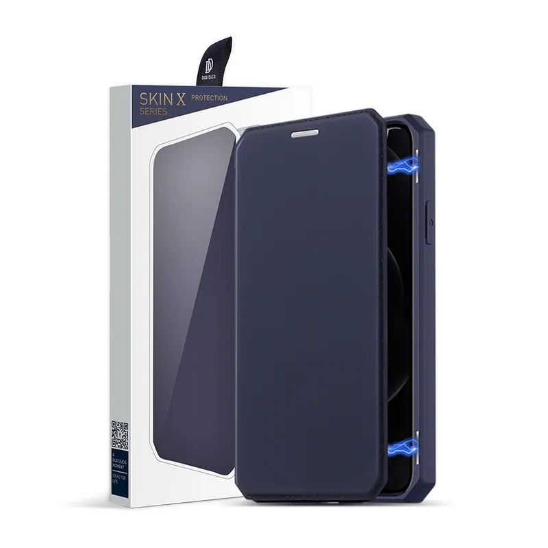 DUX DUCIS SKIN-X Series Magnetic Flip Case Cover for iPhone 12 Pro Max (6.7'')