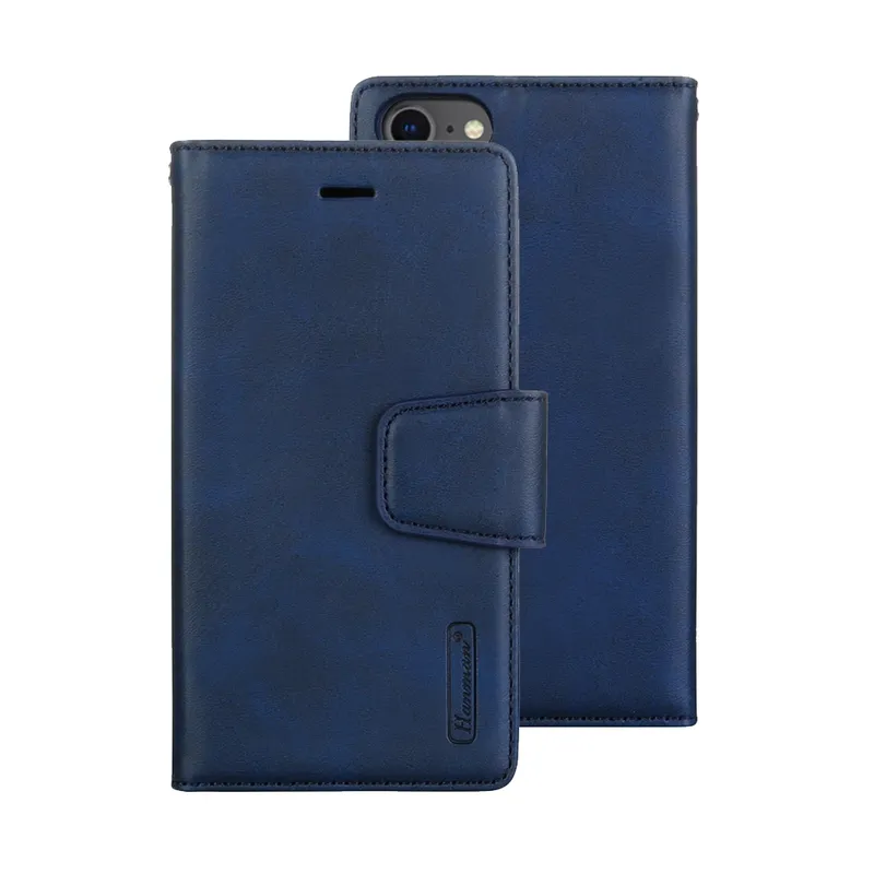 Hanman 2 in 1 Detachable Magnetic Flip Leather Wallet Cover Case for iPhone 6 / 6S / 7 / 8 / SE (202