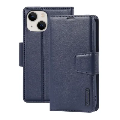 Hanman PU Flip Leather Wallet Cover Case for iPhone 15 Plus