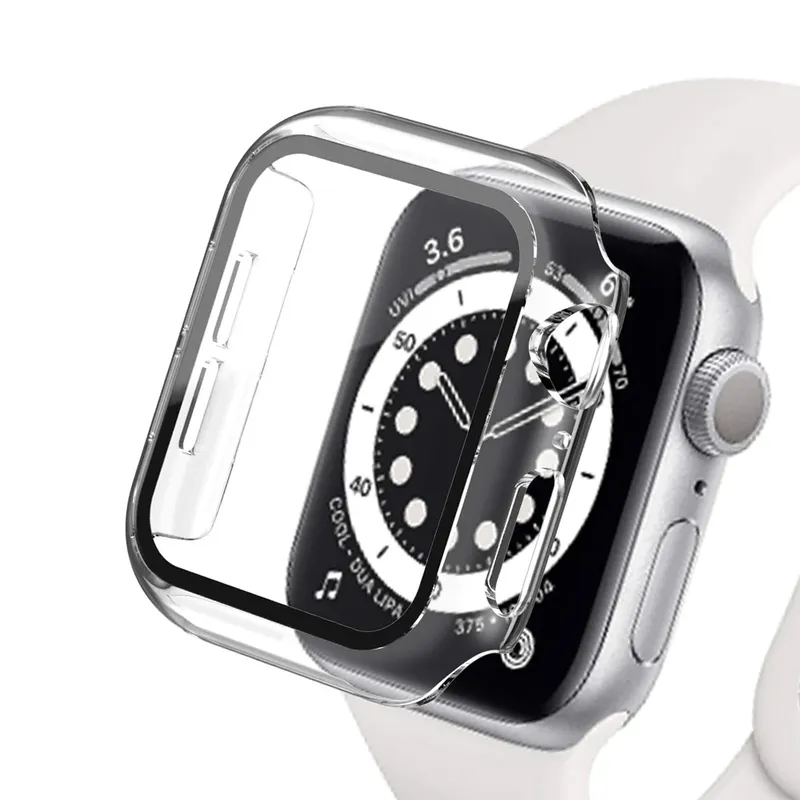 REDEFINE Hard PC Case with Tempered Glass Screen Protector for Apple Watch Series 4 / 5 / 6 / SE 40mm