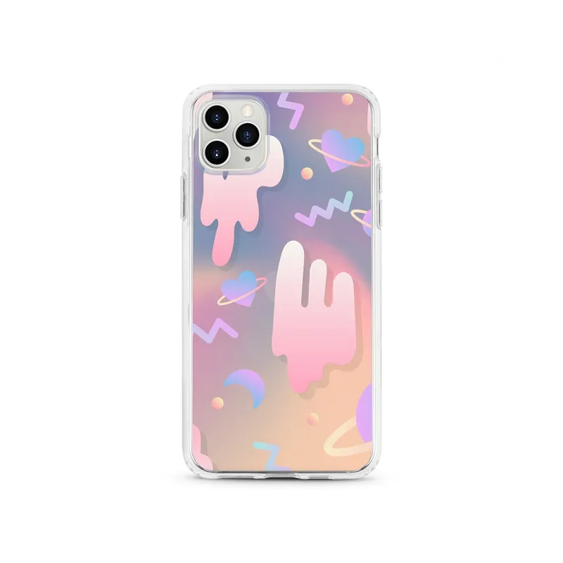 Hologram Aurora Laser Case with Pattern for iPhone 12 Pro Max (6.7'')-24