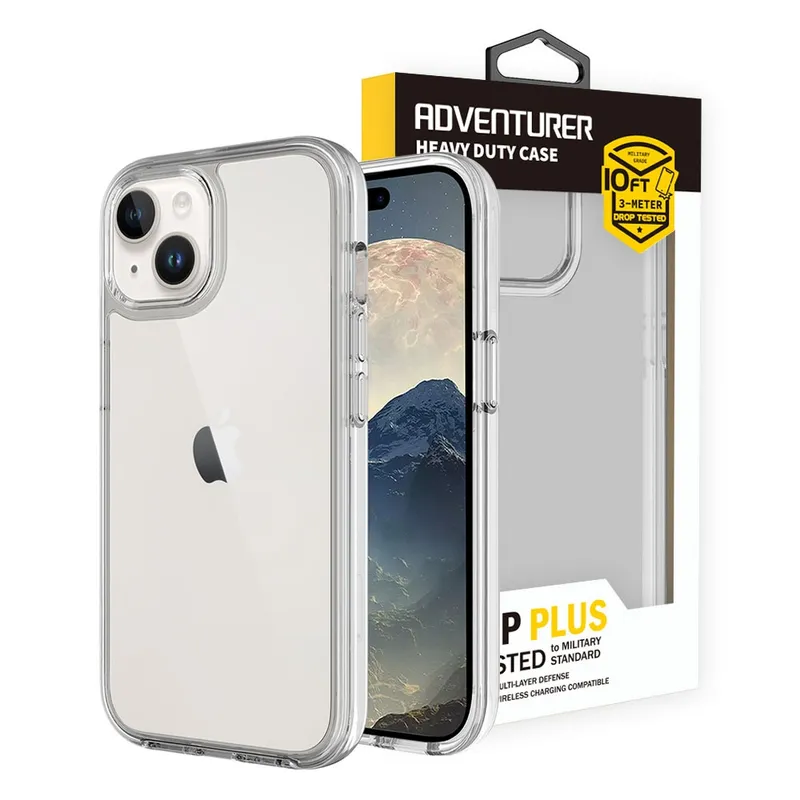 Hybrid Beatles Shockproof Case Cover for iPhone 15 Plus