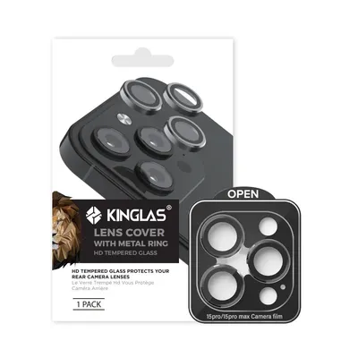 iPhone 15 Pro / 15 Pro Max Kinglas Camera Lens Protector (Set of 3)