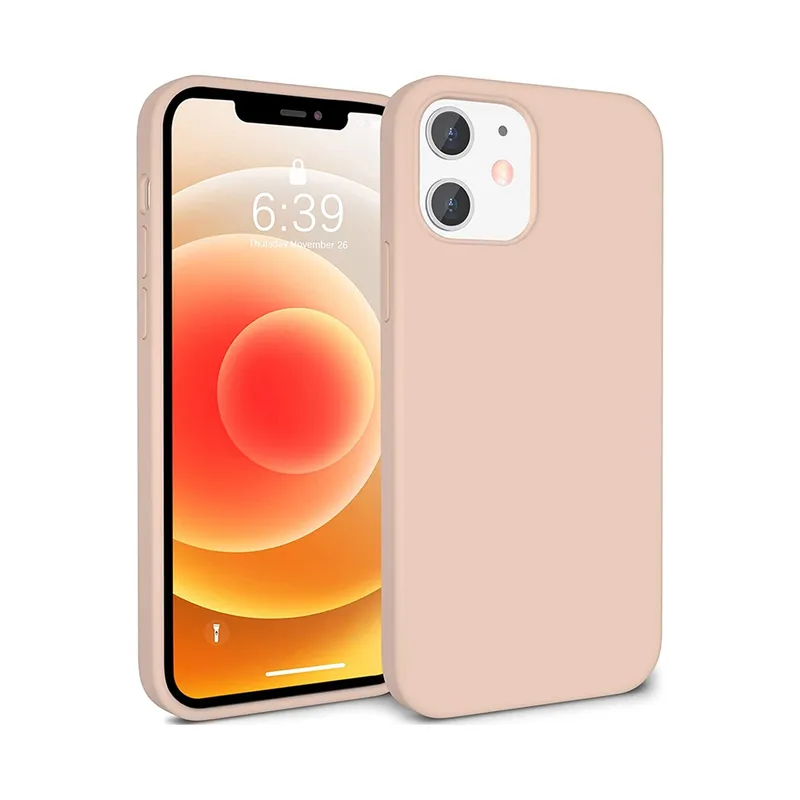 Liquid Silicone Case Cover for iPhone 12 Pro Max (6.7'')