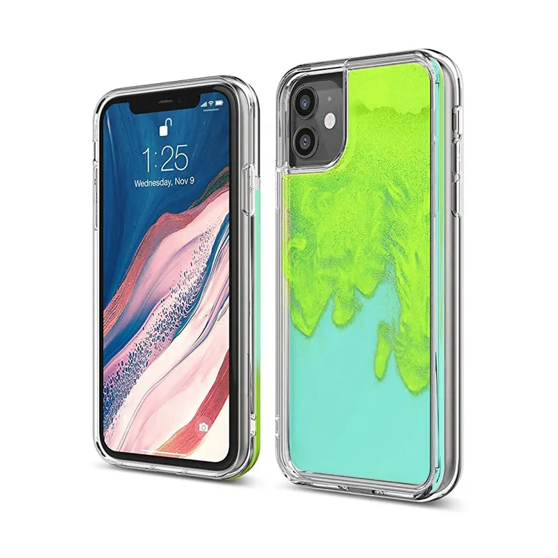 Luminous Glitter Quicksand Case Cover for iPhone 12 mini (5.4'')