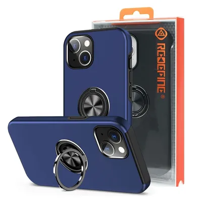 Magnetic Ring Holder Shockproof Cover Case for iPhone 15 Plus
