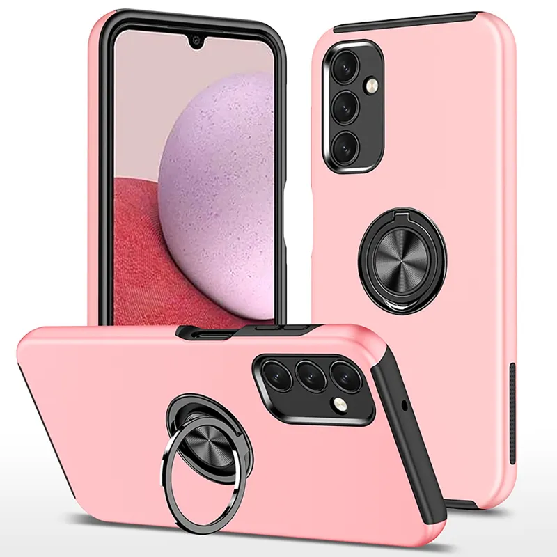 Magnetic Ring Holder Shockproof Cover Case for Samsung Galaxy A14 4G / 5G