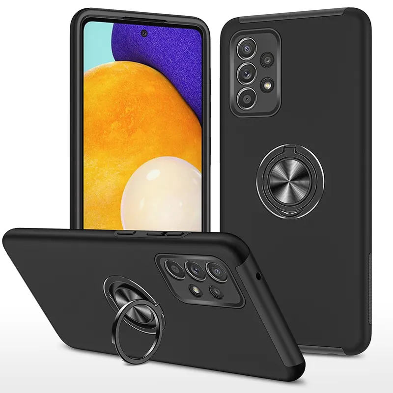 Magnetic Ring Holder Shockproof Cover Case for Samsung Galaxy A52 A525 / A526