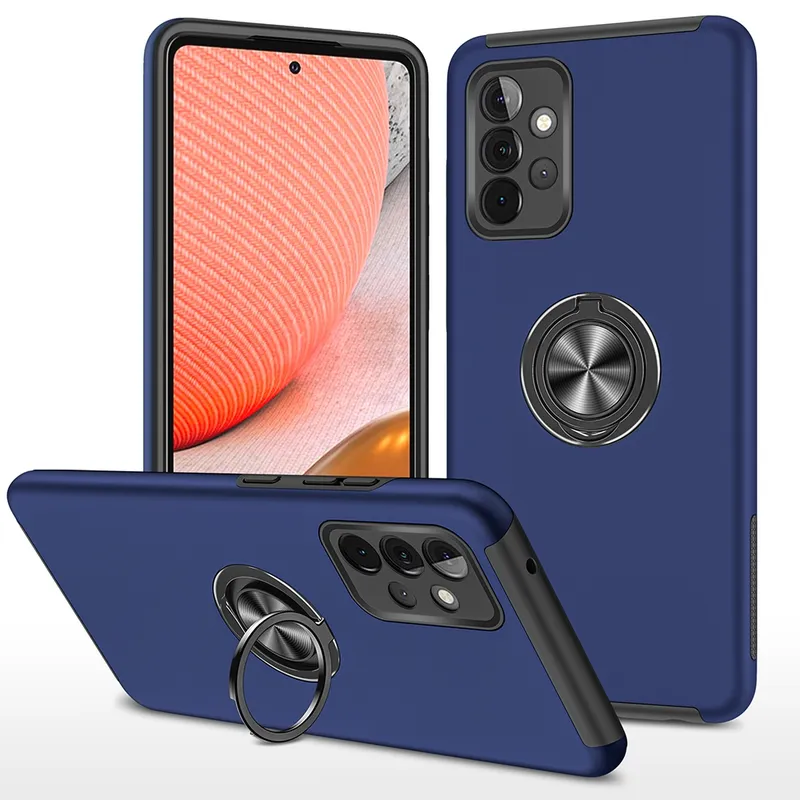 Magnetic Ring Holder Shockproof Cover Case for Samsung Galaxy A72 A725 / A726