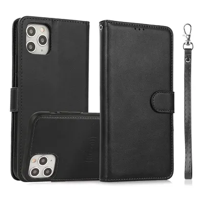 Magnetic Split PU Leather Flip Wallet Cover Case for iPhone 11 Pro