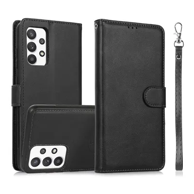 Magnetic Split PU Leather Flip Wallet Cover Case for Samsung Galaxy A32 5G