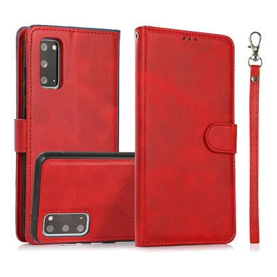 Magnetic Split PU Leather Flip Wallet Cover Case for Samsung Galaxy S20