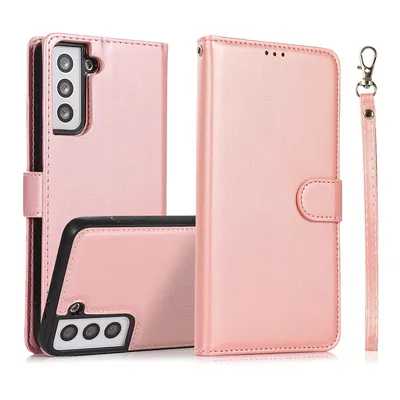 Magnetic Split PU Leather Flip Wallet Cover Case for Samsung Galaxy S21 FE 5G