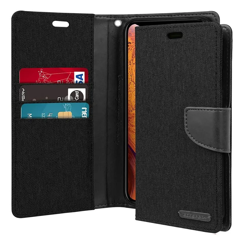 Mercury Canvas Diary Case for iPhone XR