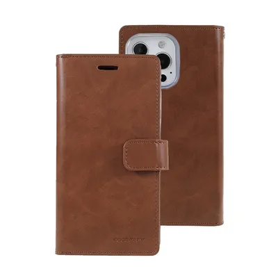Mercury Mansoor Diary Cover Case for iPhone 14 Pro Max