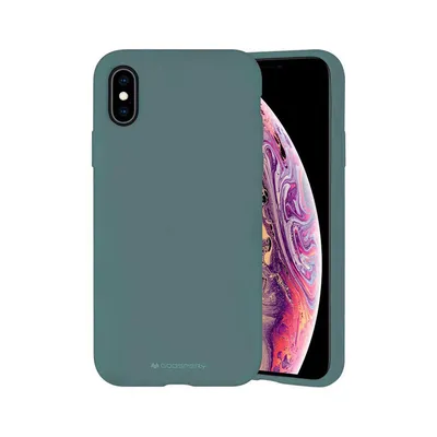 Mercury Silicone Cover Case for iPhone XS Max