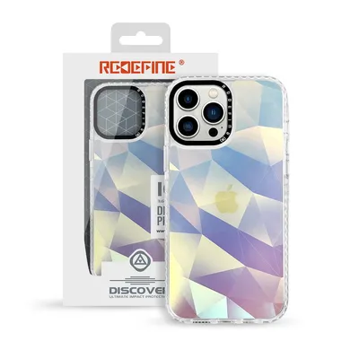 Picasus Laser Iridescent Transparent Cover Case for iPhone 14 Pro