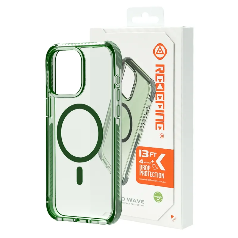 REDEFINE Echo Wave Ultimate Impact Protection Transparent Case for iPhone 15 Pro