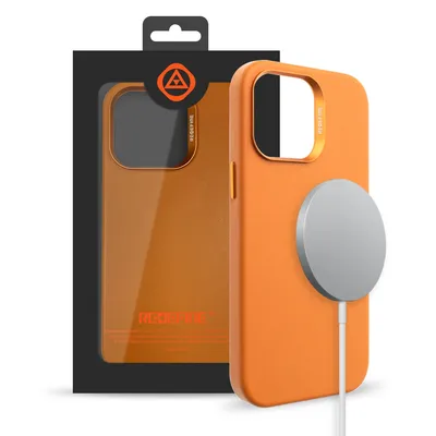 REDEFINE Metal Camera Lens PU Leather Case with Magnetic Ring for iPhone 14 Plus Magsafe