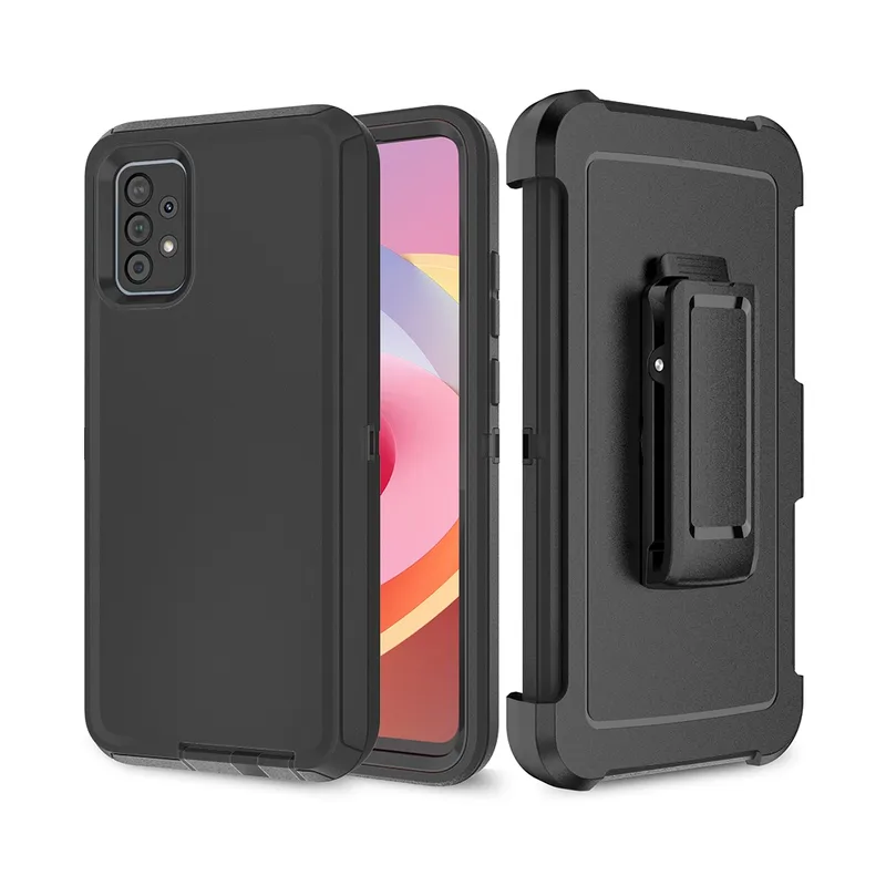 Shockproof Robot Armor Hard Plastic Case with Belt Clip for Samsung Galaxy A33 5G A336
