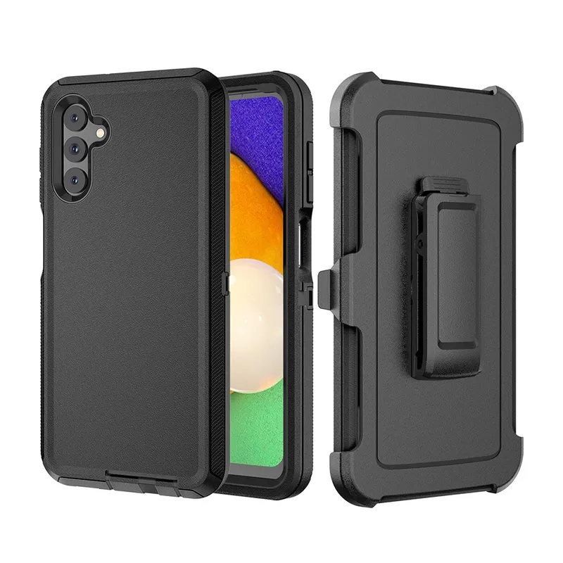 Shockproof Robot Armor Hard Plastic Case with Belt Clip for Samsung Galaxy A34 5G
