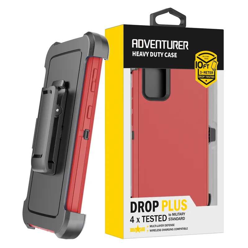 Shockproof Robot Armor Hard Plastic Case with Belt Clip for Samsung Galaxy A72 5G A726