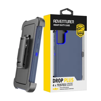 Shockproof Robot Armor Hard Plastic Case with Belt Clip for Samsung Galaxy S21