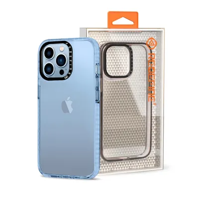 Transparent Candy Color Frame Shockproof Cover Case for iPhone 14 Pro Max