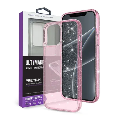Ultimake Glitter Shockproof Case Cover for iPhone 13