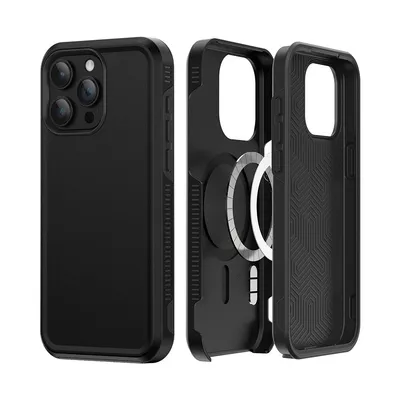 iPhone 15 Pro Redefine Minimalist Shockproof 2 in 1 Case Cover With Magnetic Ring