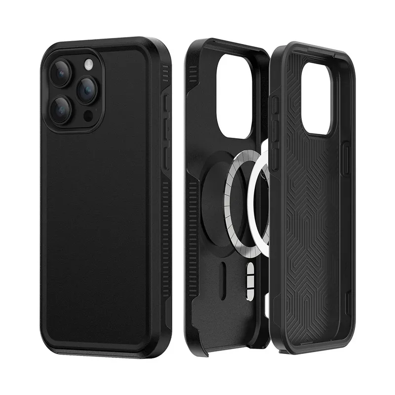 iPhone 15 Pro Max Redefine Minimalist Shockproof 2 in 1 Case Cover With Magnetic Ring