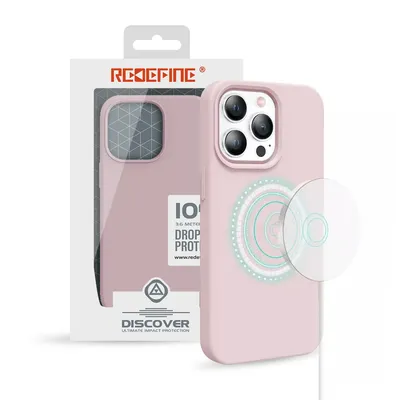 REDEFINE Liquid Silicone Case Cover with Magnetic Ring for iPhone 14 Plus