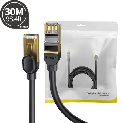 Baseus High Speed Seven Types of RJ45 10 Gigabit Network Cable 30M
