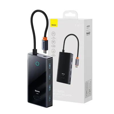 Baseus PioneerJoy 4-Port USB-C HUB Adapter (USB-C to USB3.0*4)