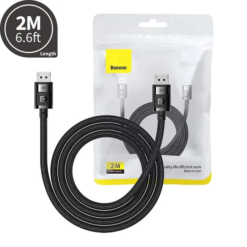 Baseus High Definition Series DP 8K to DP 8K Adapter Cable 2M