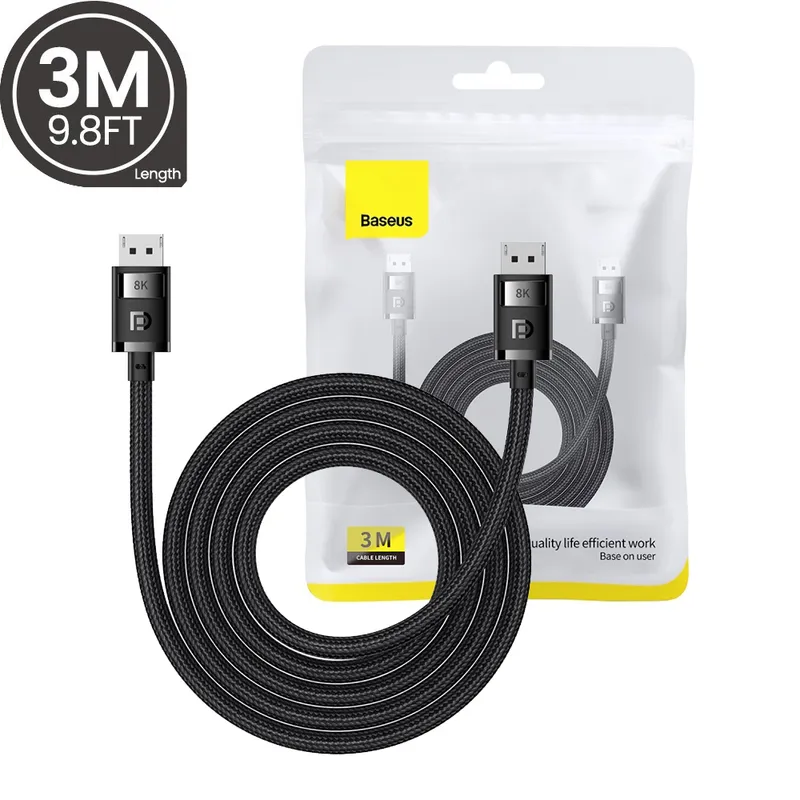 Baseus High Definition Series DP 8K to DP 8K Adapter Cable 3M