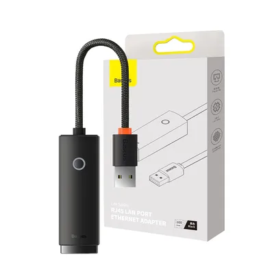 Baseus Lite Series Ethernet Adapter USB-A to RJ45 LAN Port 100Mbps