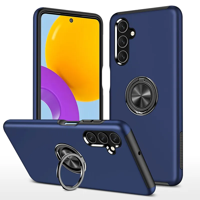 Magnetic Ring Holder Shockproof Case Cover for Samsung Galaxy A15 5G A156