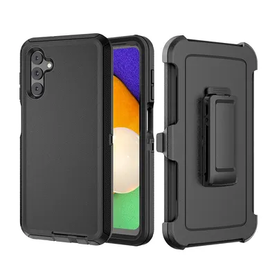 Shockproof Robot Armor Hard Plastic Case Cover with Belt Clip for Samsung Galaxy A25 5G