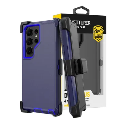 Shockproof Robot Armor Hard Plastic Case Cover with Belt Clip for Samsung Galaxy S24 Ultra