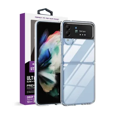 UTIA Ultimate Shockproof Case Cover for Samsung Galaxy Z Flip4 - Transparent