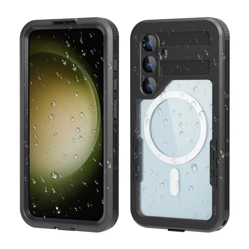 Redpepper Dot+ IP68 Waterproof Case Cover with Magnetic Ring for Samsung Galaxy S24
