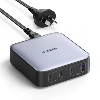 UGREEN CD328 Nexode 100W 4-Port PD GaN Fast Charger (3 x USB-C, 1 x USB-A)