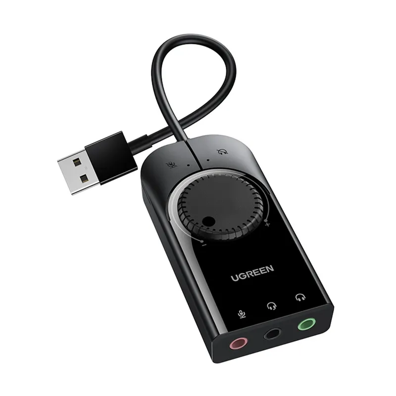 UGREEN CM129 USB External Stereo Sound Adapter 15cm