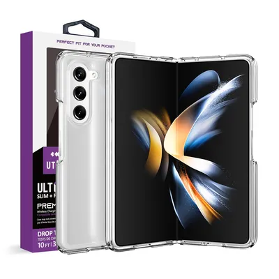 UTIA Ultimate Shockproof Case Cover for Samsung Galaxy Z Fold5 - Transparent