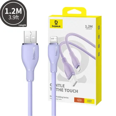 Baseus Pudding Series Fast Charging Cable USB to iPhone 2.4A 1.2m