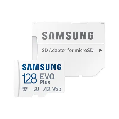 Samsung 128GB EVO Plus 160MB/s MicroSDXC Card With Adapter 2024 (MB-MC128SA)