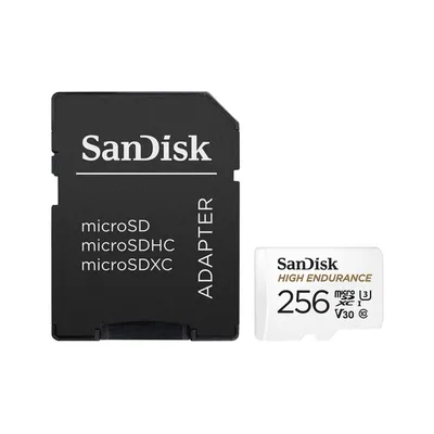 SanDisk High Endurance TF 256GB With Adapter (SDSQQNR-256G)