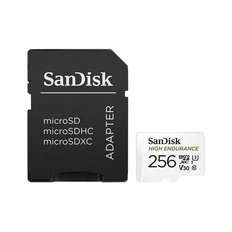 SanDisk High Endurance TF 256GB With Adapter (SDSQQNR-256G)